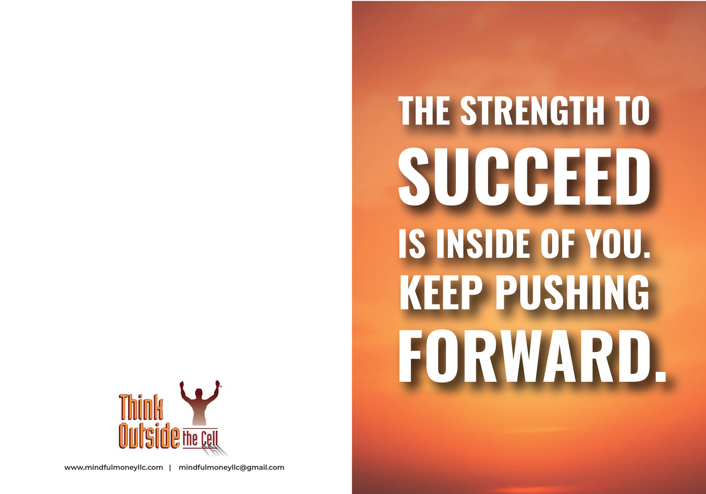 Keep pushing forward